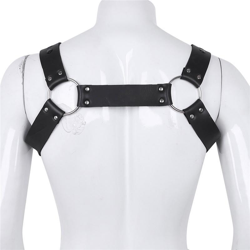 Zippered X-Cross Chest Harness